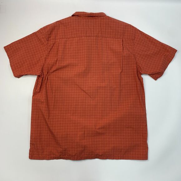 Columbia Shirt Mens XL Extra Large Red Yellow Plaid Cotton Button Up Collared - Picture 7 of 12